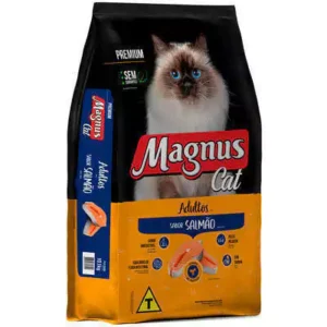 Ração Seca Magnus Cat Salmão para Gatos Adultos