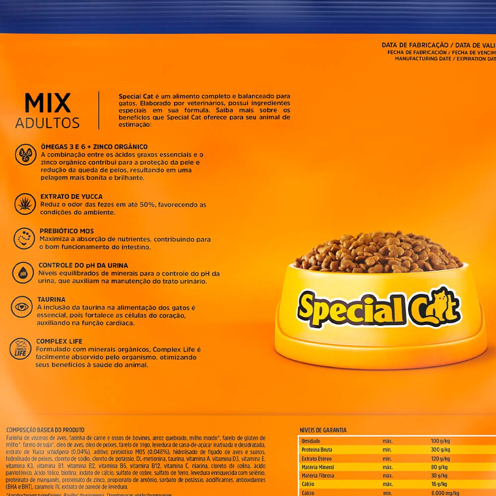 Special Cat Mix Premium para Gatos Adultos - Imagem 4