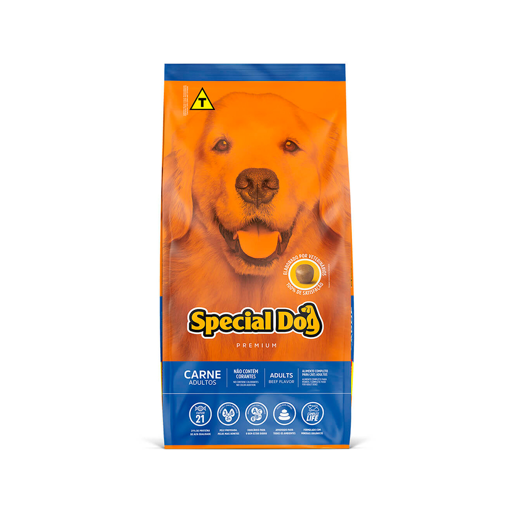 Ração Special Dog Premium Carne para Cães Adultos