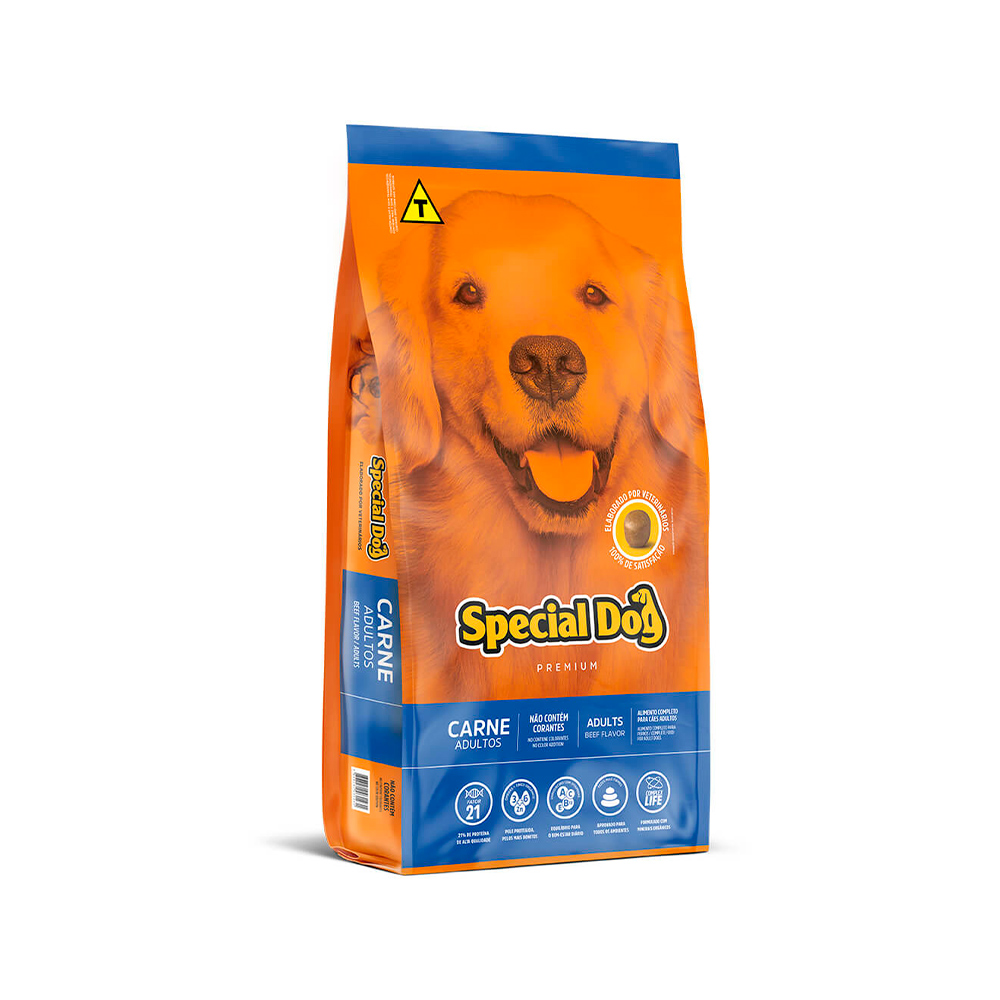 Ração Special Dog Premium Carne para Cães Adultos - Imagem 2