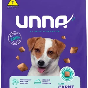 31027527599_Unna_Caes_Adultos_Peqieno_Porte_Carne_e_Arroz__1kg